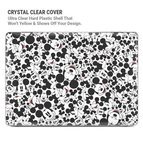 Disney Mickey Mouse Face Pattern MacBook Air 15in (2023-2025) Case plus Skin